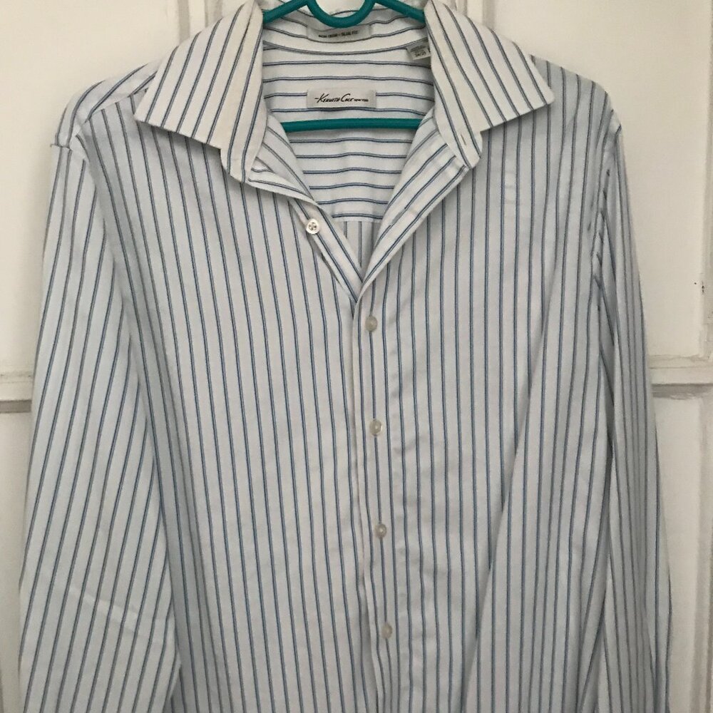 Kenneth Cole New York Non Iron Slim Fit Men Shirt